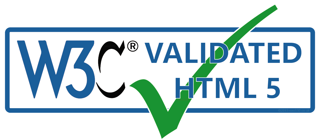 W3C Validated HTML 5